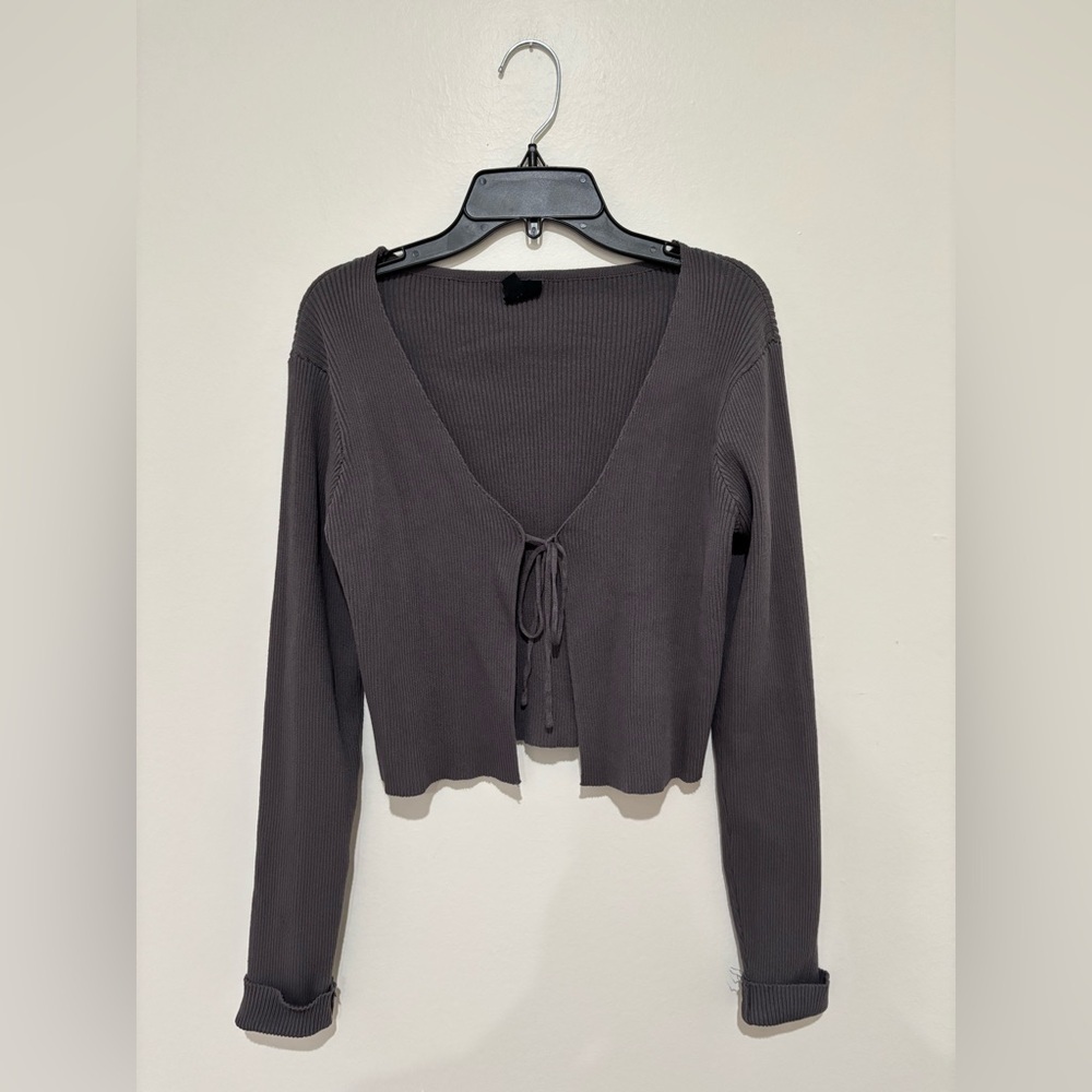 Ijoah Ribbed Crop Top sweater